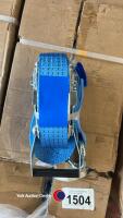 10 x 10m ratchet straps, new - 3