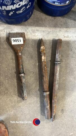 JCB beaver pack set of chisels