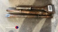JCB beaver pack set of chisels - 2