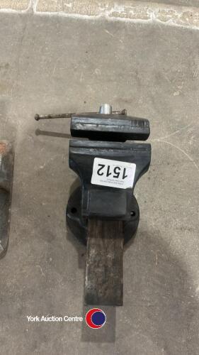 Bench vice, 6in jaws, wo
