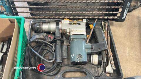 Electric pneumatic hammer drill plus drill bits