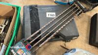 Electric pneumatic hammer drill plus drill bits - 4