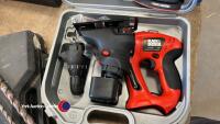 Black and Decker unused 12 v Quattro drill and sander kit combined