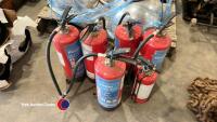 6 x fire extinguishers, brand new