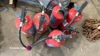 6 x fire extinguishers, brand new - 2