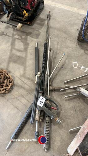 Power washer lances
