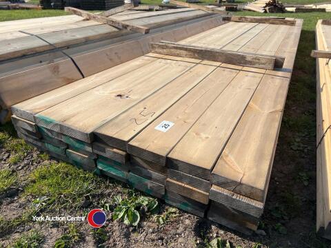 Approx 189in x 5.5in x 2in Timber