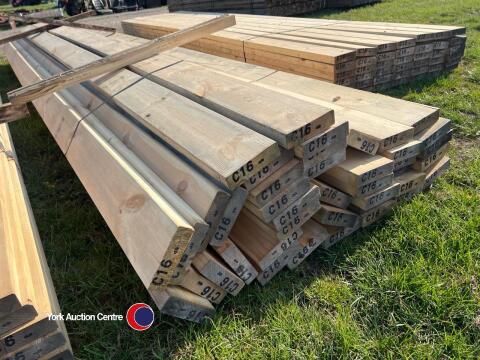 Approx 189in x 5.5in x 2in Timber
