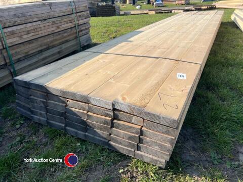 Approx 189in x 5.5in x 2in Timber