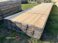 Approx 189in x 5.5in x 2in Timber