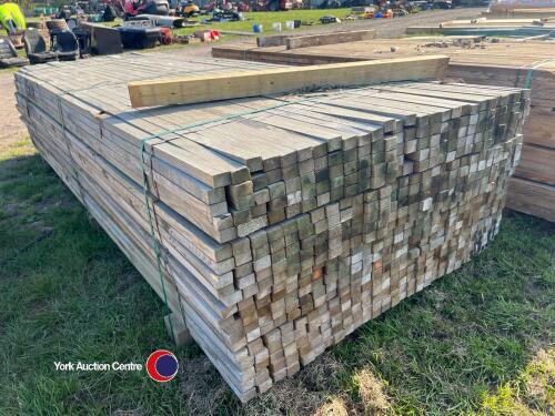 Approx 118in x 1.5in x 1in Timber