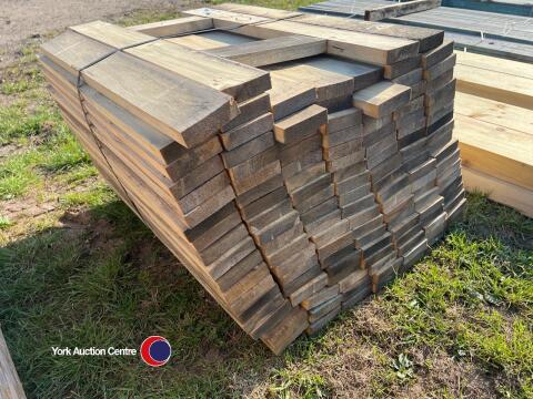 Approx 33in x 3.5in x 1in Timber