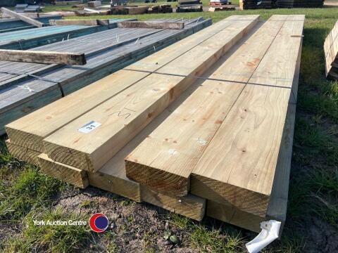 Approx 9in x 142in x 8in x 3in Timber