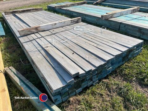 Approx 142in x 1.5in x 1in Timber