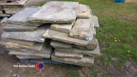 Pallets of reclaimed Yorkshire stone flags - 2