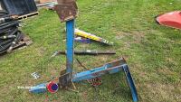 Plough press arm