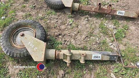 Trailer wind up jacks