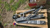 Kubota compact tractor linkage set including arms, drawbar and clevis pin