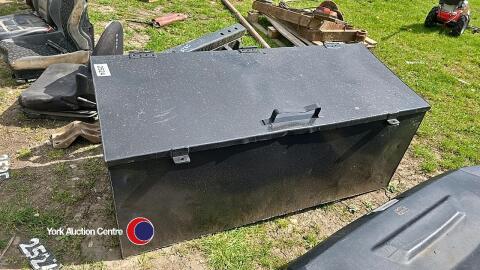 Steel wagon/pickup strap box
