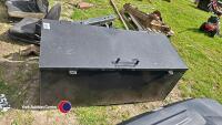Steel wagon/pickup strap box - 2