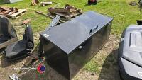 Steel wagon/pickup strap box - 3