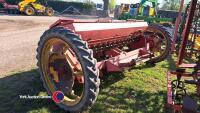 MF 30 corn drill on rowcrop wheels (Drawbar removed for transport inside hopper) - 2