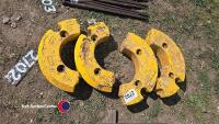 4 x JD wheel weights