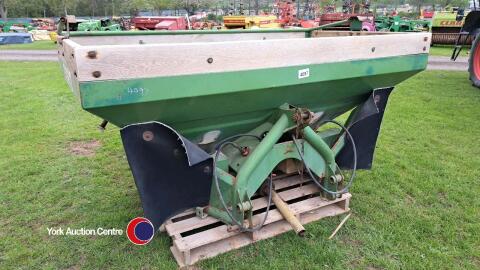 Amazone fertiliser spreader, pto and manual in office
