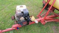 Single axle ATV sprayer/Avadexer bogey with Honda pto engine booms and tank, project - 2
