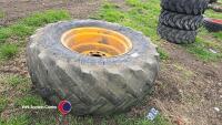 JCB 3CX wheel and tyre 18.26