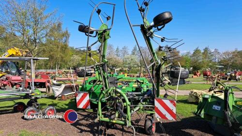Fendt Twister 6606 6m tedder, 2018 low hours, pto in office