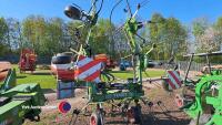 Fendt Twister 6606 6m tedder, 2018 low hours, pto in office - 4