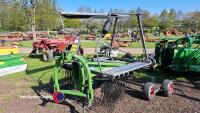Fendt Former 456 4.5m rake, 2018 low hours, pto in office