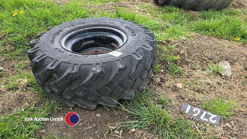 Dumper wheel and tyre 11.5.80.15.3 six stud