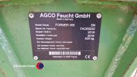 Fendt Former 456 4.5m rake, 2018 low hours, pto in office - 4