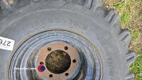 Dumper wheel and tyre 11.5.80.15.3 six stud - 3