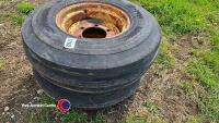 JCB 3CX wheels and tyres 9.00 16