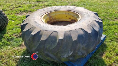 Goodyear tyre, Dyna Torque plus rim, 23.1/30, 30% tread