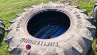 Trelleborg tyre, TM 800, 710/70-R38, 25% tread - 2