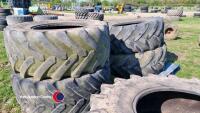 4 x BKT tyre, IF, 600/70-R30, 10% tread - 4
