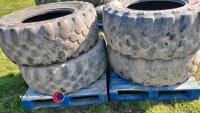 4 x Michelin tyres, BIB Load, 460/70-24, 10% tread - 4