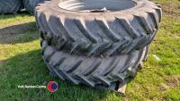 480/80 R46 75% tread, came off MF 6499