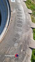 480/80 R46 75% tread, came off MF 6499 - 3
