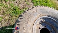 Pair of 12.5/80-15.3 rims with tyres - 3