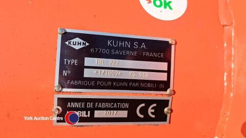 Kuhn TBE 222 flail topper, gc, gwo