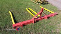 Double bale lifter/cuddler, fits on 3 point linkage - 2