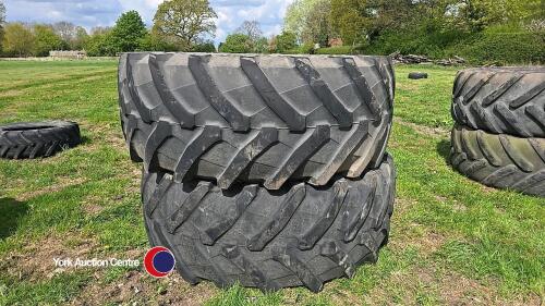 Pair of Trelleborg 710/70R42 tyres