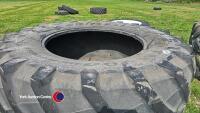 Pair of Trelleborg 710/70R42 tyres - 2