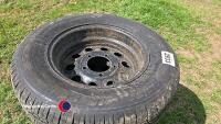 Set of 5 Suzuki Jimmy steel wheels and tyres - 2