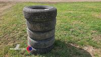 Set of 5 Suzuki Jimmy steel wheels and tyres - 4